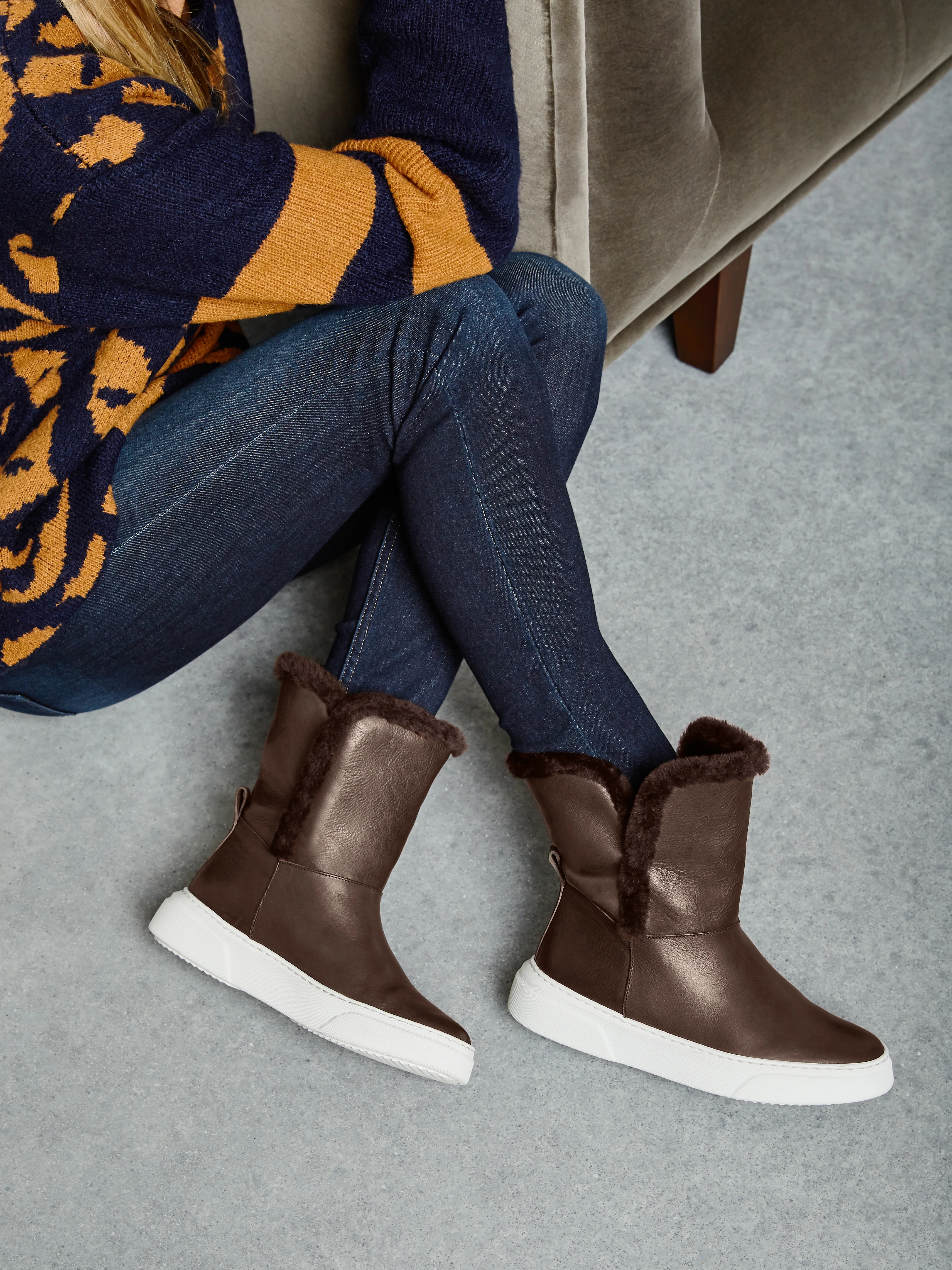 The Sofia Shearling Bootie - Image 3